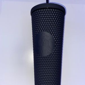 Starbucks matte black studded tumbler